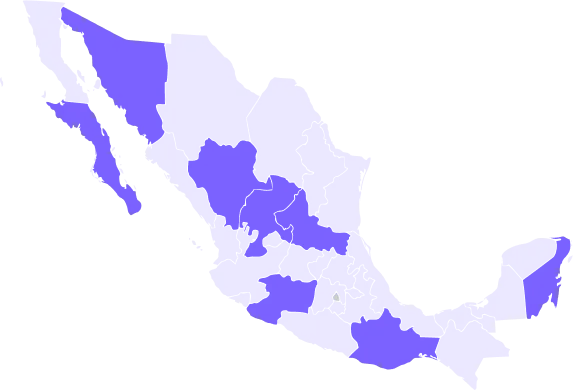 mapa mexico neivor
