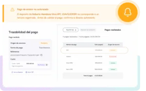 Agente de verificación evalúa el origen y el riesgo