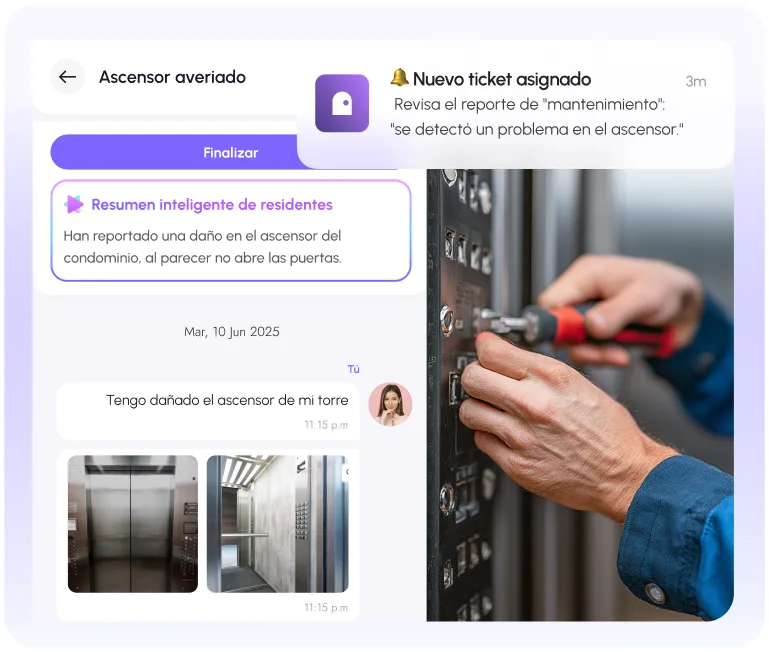 100% de incidencias documentadas desde el app