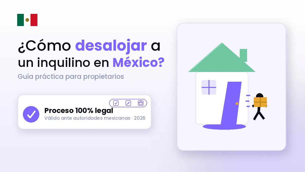 como desalojar un inquilino en mexico