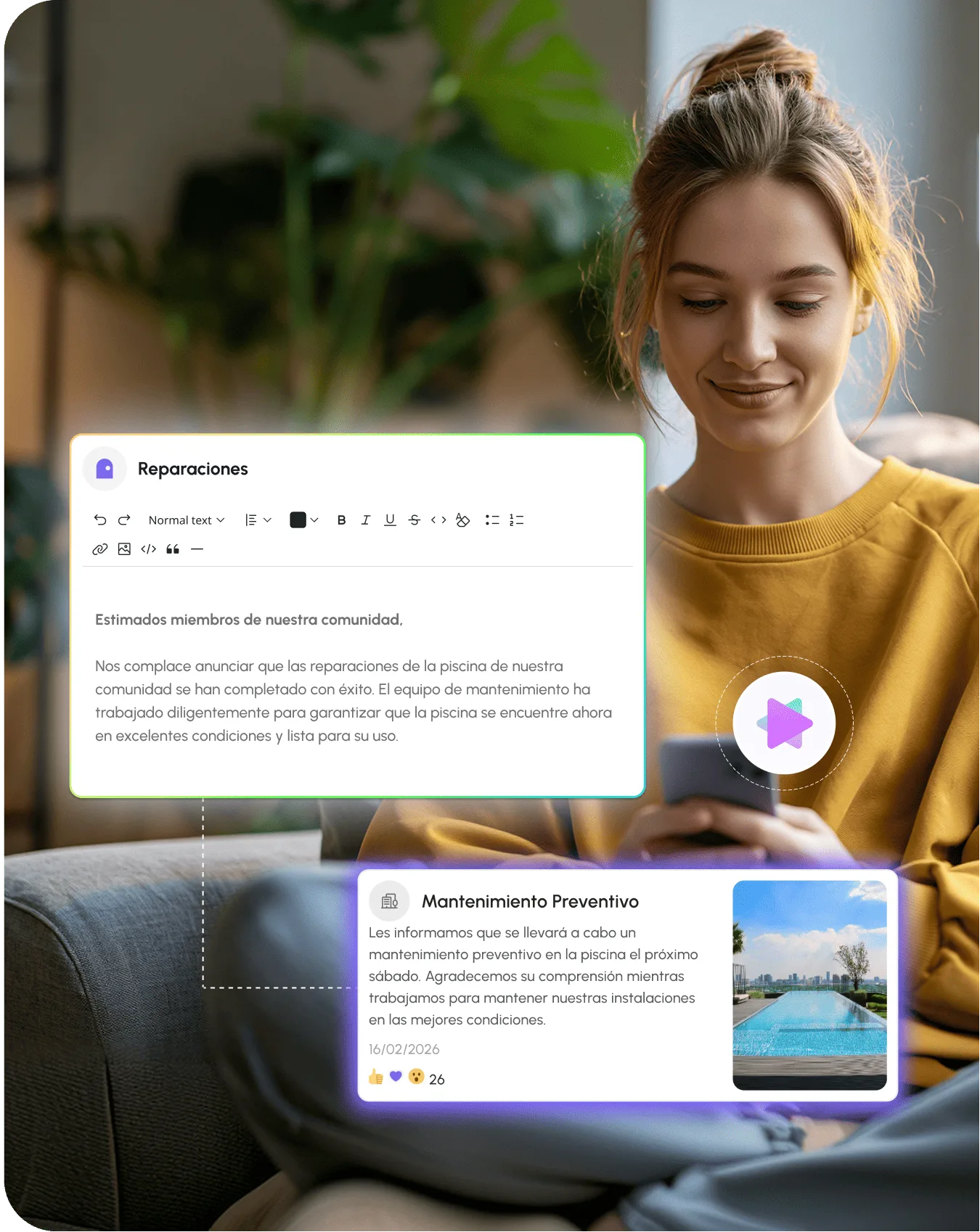 Gestión de Comunicados para Condominiosy Edificios